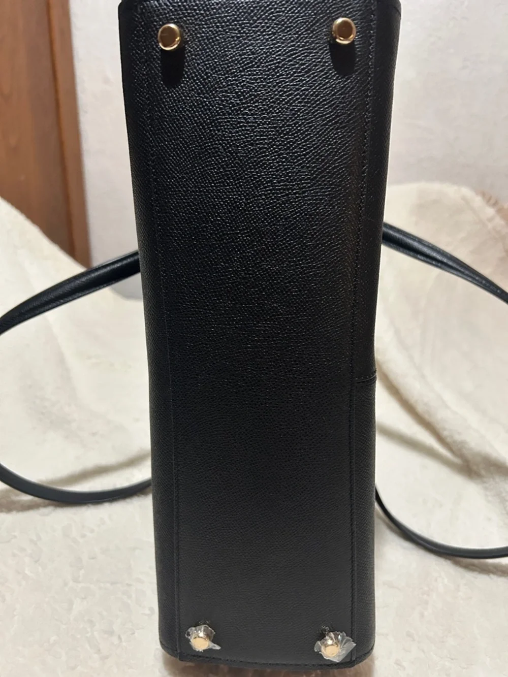 Black Stanton Crossbody Crossgrain Leather Carryall 37148 - Picture 9 of 15